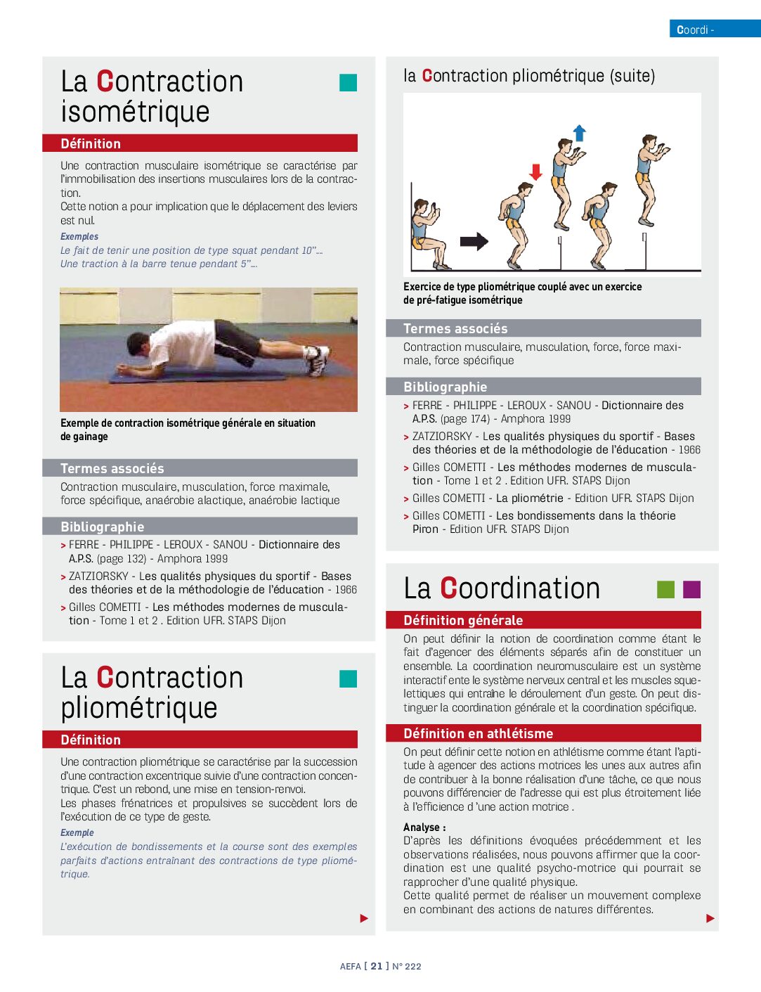 N°222 Lexique Athlé