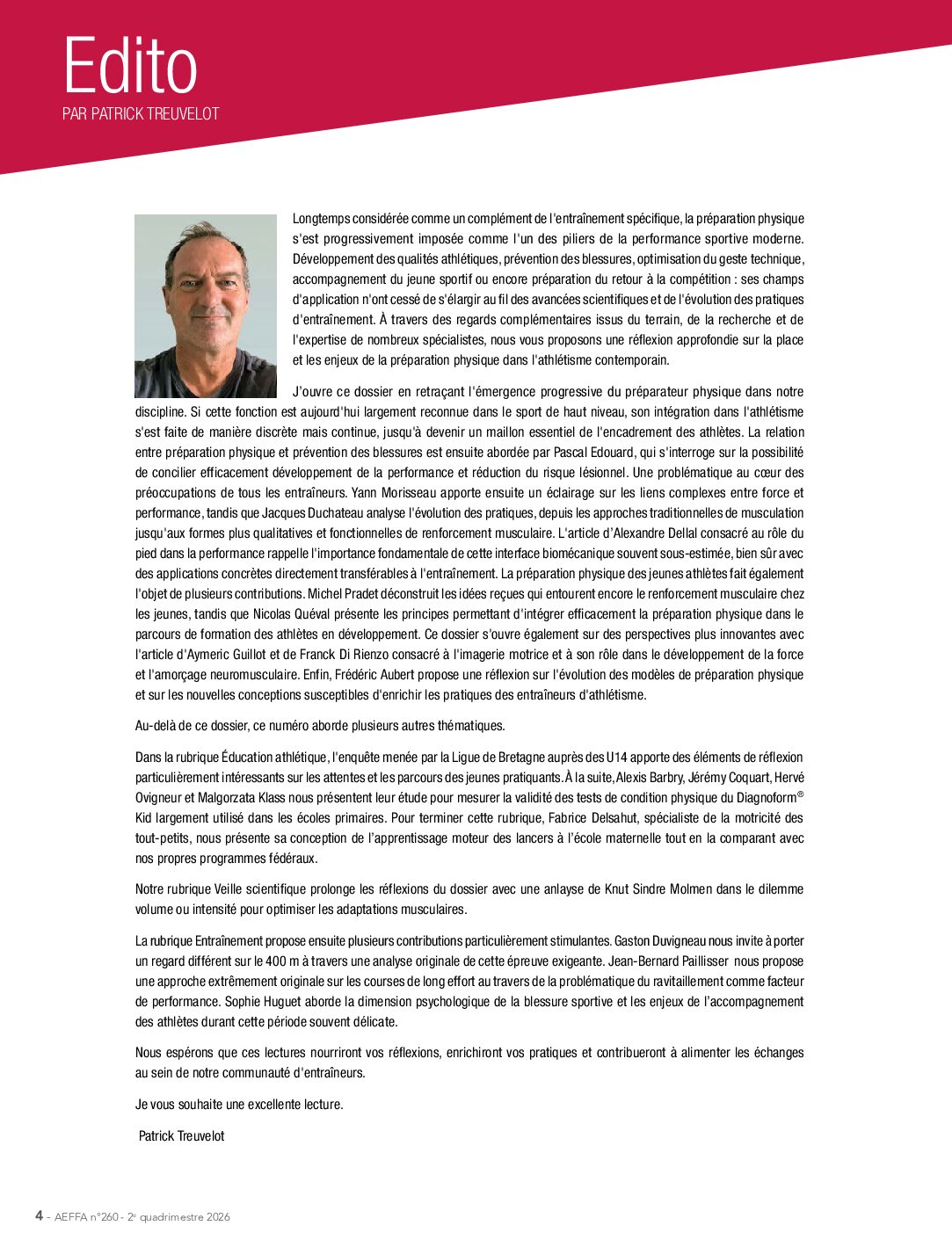 édito_260 N°260